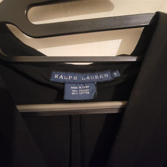 Ralph Lauren Black Crepe Dress - Picture 5 of 5